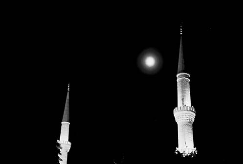 Moon & Blue Mosque