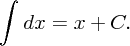 

   dx =