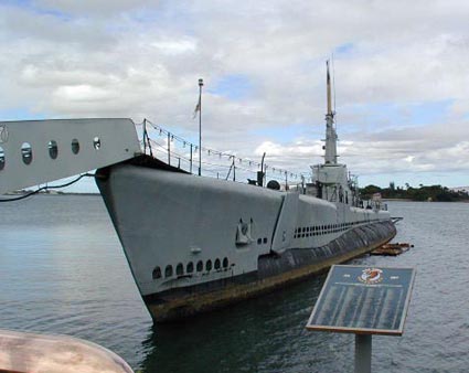 USSボーフィン(ガトー級)全景