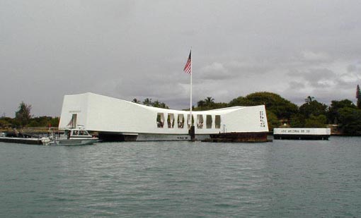 アリゾナ・メモリアル全景