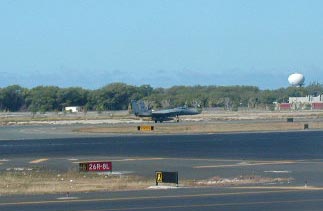 HICKAM AFBへ向かうF−15A