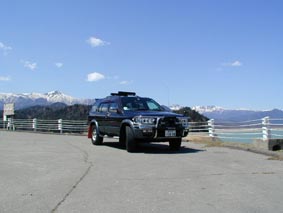 しかも大雪山系をバックに眺めもきれい