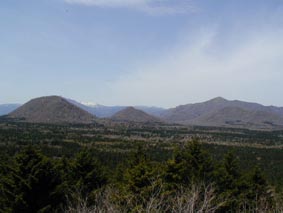 北方向(風不死岳、支笏湖、恵庭岳)