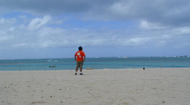 街を出れば胸に染み入るOn the beach...@読谷村残波ビーチ