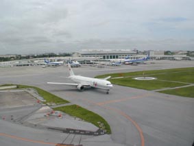 ランディング直前