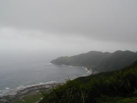 天気が良ければ沖縄本島も見える、はての浜方向