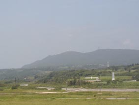 大岳山頂のレドームは空自第54警戒群